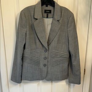Le Chateau Women's Classic Gray Suit Jacket
